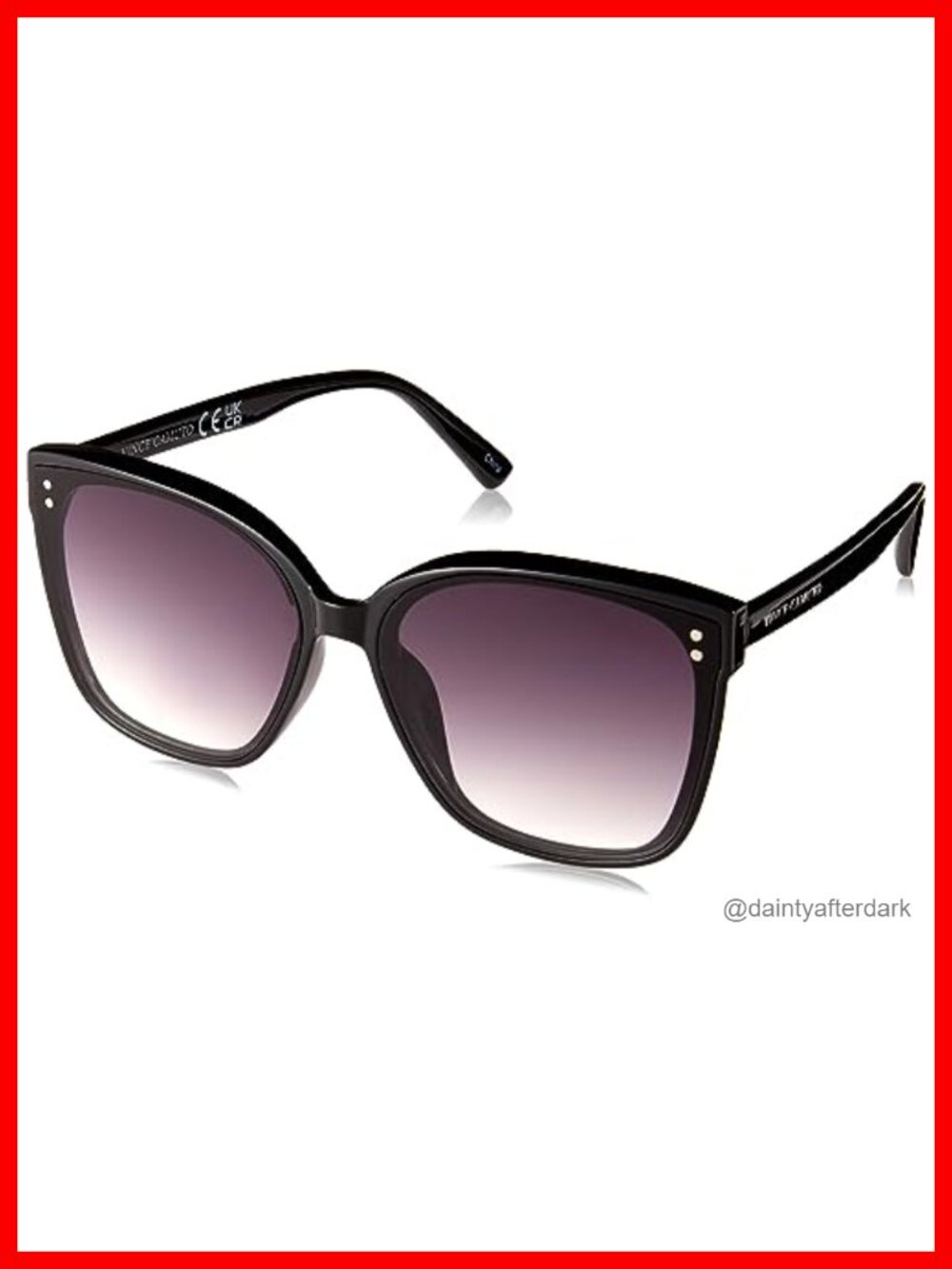 Vince Camuto Square Sunglasses 100% UV Protective Full Frame